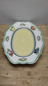 Villeroy & Boch French Garden Fleurence 14in Oval Serving Platter Fruit Germany - Picture 1 of 9