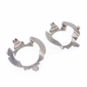 2x H7 Led Headlight Bulb Adapter Retainer Holder Twist Clip Vw Renault Skoda - Picture 1 of 6