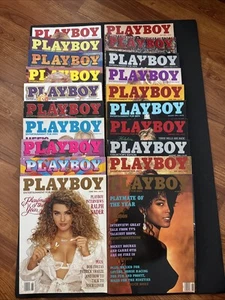 Konvolut 20 Vintage Playboy Zeitschriften - 1989-2001 - Playmates & Collector’s Issues - Bild 1 von 11