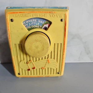 Vintage Fisher Price Toys "Oh Where Has My Little Dog Gone" Spieluhr - SKU# G124 - Bild 1 von 3