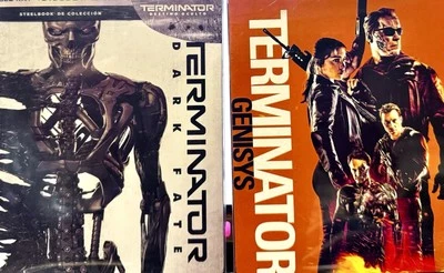 TERMINATOR DARK FATE & GENISYS BR STEELBOOK Set LIMITED Ed OOP & RARE IMPORT - Image 1 of 4