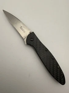 Kershaw 1660CF Leek Knife Ken Onion Carbon Fiber CPM154 USA EDC Pocket Folding - Picture 1 of 4