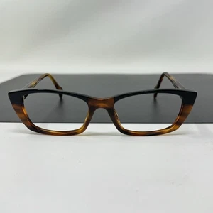 Face A Face Eyeglasses Frame SELMA 2 Col. 167 Acetate Bronw Horn Black - Picture 1 of 10