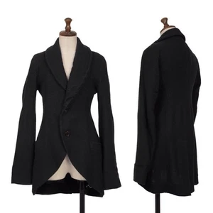 Yohji Yamamoto FEMME Wool Fulling Shawl Collar Jacket Size 1(K-160263) - Picture 1 of 12