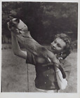 BEAUTÉ HOLLYWOOD Vivien Leigh DRÔLE CHAT SUPERBE PORTRAIT années 1950 ORIGINAL 424