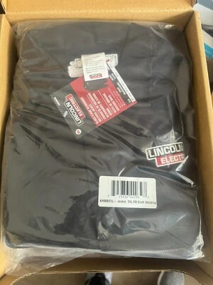 3 Lincoln Electric Flame Retardant Black Welding Jackets  XXL 3 pcs - Image 1 of 4