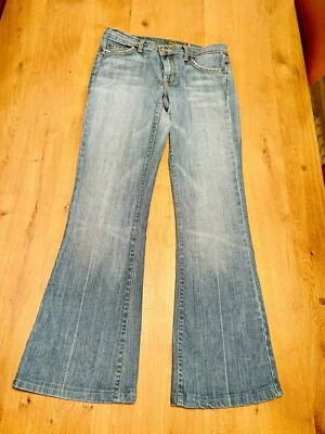 Jeans David Kahn Nikki para mujer talla 28 azul denim corte bootcut Foto 1 de 4