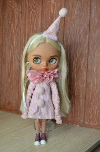 vestido vintage hecho a mano para muñeca blythe, traje, ropa/ropa Azone/obitsu - Imagen 1 de 5