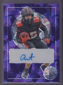 2024 Leaf Pro Set Metal Anthony Gould #PL-AG1  Platinum Crystal Purple Auto /6 - Picture 1 of 2