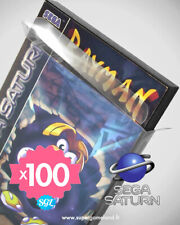 100 Boitiers de protection Crystal box pour boîte de jeu Sega Saturn SAT (PAL...