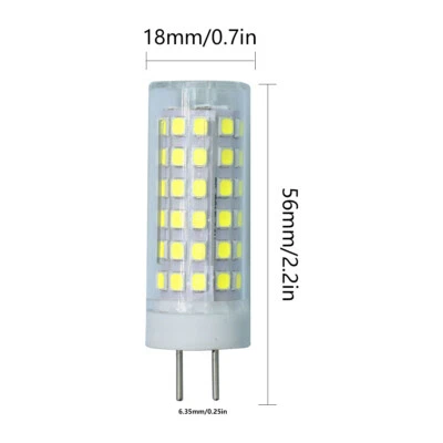 GY6.35 GX6.35 G6.35 Led Bulb 6W 78-2835 SMD Lamp AC/DC 12V Ceramics Light  - Image 1 of 4