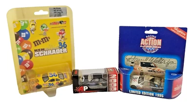 LOTE de 3 ACCIÓN 1:64 Waltrip, Schrader & Brickyard Chevy, Pontiac & Monte Carlo Foto 1 de 4