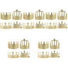  20 Pcs King Crown Headband Polyester Child Birthday Tiara Rhinestone