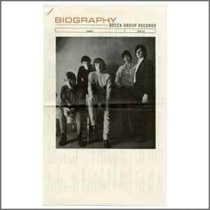 Van Morrison Them 1965 Decca Records Biography Sheets (UK) - Picture 1 of 3