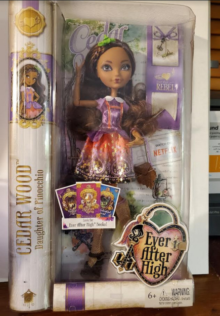 Mattel EVER AFTER HIGH 1st Edition Rebel CEDAR WOOD Fashion Doll ~ BDB11  2014