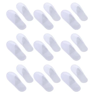 10 Pairs Disposable Slippers Solid Color Hotel Thickened Non-Slip Slippers - Picture 1 of 12