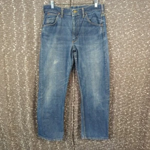 Pantalones de mezclilla azul sanforizado Lee Riders vintage años 60 garra EE. UU. para hombre 34 - Imagen 1 de 21