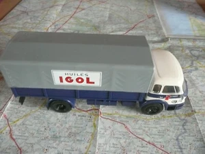 RENAULT SAVIEM JL 21 Baché IGOL IXO Camion d'autrefois 1/43 sans boite - Imagen 1 de 2