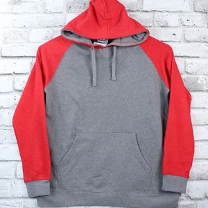 Fanatics Men's Hoody XL Gray w Red Long Sleeve Cotton/Polyester Pullover Sweater - Picture 1 of 14