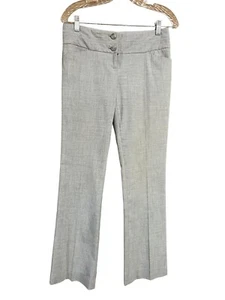 The Limited Women's Drew Fit Gray Career Slacks Pants Flat Staright Leg Sz 2 - Picture 1 of 9