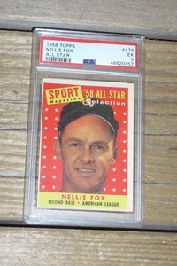 Vintage 1958 Topps All Star #479 Nellie Fox White Sox PSA EX 5 - 46620457 - Picture 1 of 4