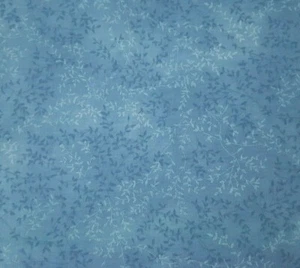 Small Leafy Vine Blue BTY Fabric Traditions Small Leaf Print Blender - Picture 1 of 3
