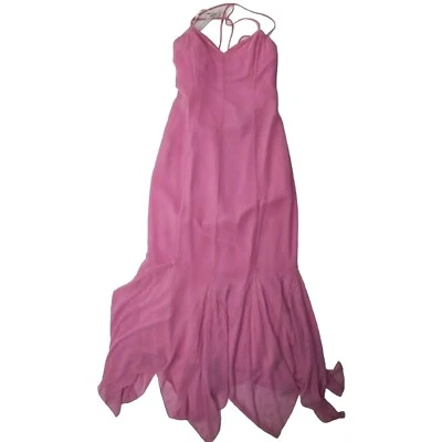 Vestido rosa fada Y2K frisado festa pixie tamanho 4 pequena princesa caprichosa - Imagem 1 de 4