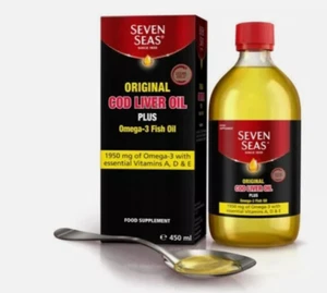 Seven Seas | Cod Liver Oil Liquid - Traditional | 1 x 450ml - Picture 1 of 1