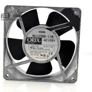 1 pcs 0RIX MU1238B-11B AC 100V 12CM Aluminum Frame AC Fan - Afbeelding 1 van 1