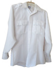 Elbeco Tex-Trop Long-Sleeve White Women’s Uniform Shirt / Size 34