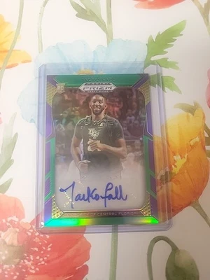 2019 Panini Prizm Draft Picks Tacko Fall Auto Verde-Roxo /149 (RC) - Imagem 1 de 2