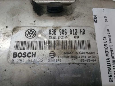 038906012HR centralina motore SKODA FABIA 6Y2 6Y3 YOUNG LINE 2004 662640 - Immagine 1 di 4