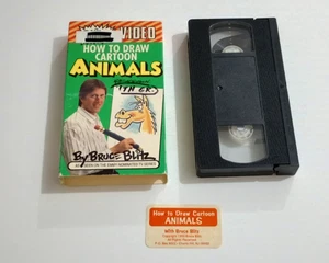 How to Draw Cartoon Animals Bruce Blitz [VHS 1993] EX-LIBRARY - Picture 1 of 4