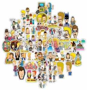 150PCS Beavis and Butthead Graffiti Stickers for Skateboard Laptop Car Luggage - Picture 1 of 2
