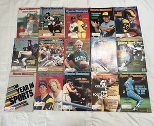 Huge lot of 15 Vintage Sports Illustrated Magazines from 1979-1983 - Picture 1 of 6