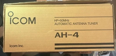 Sintonizador de antena automático ICOM AH-4 HF 50 MHz nuevo, sin usar con manuales y accesorios Foto 1 de 4