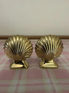 DE COLECCIÓN SUJETALIBROS BALDWIN LATÓN MACIZO CONCHA MARINA PLAYA DEL MUSEO HENRY FORD  - Imagen 1 de 4