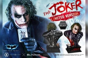 Dc Batman The Dark Knight Joker Limited Ver Bust Compatible 1:3 Prime 1 Blitzway - Picture 1 of 12