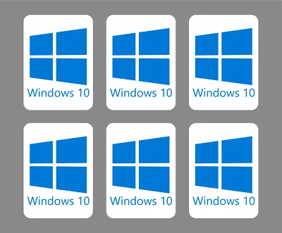 JB LASER SOLUTIONS Windows 10 stickers x 80