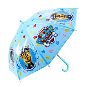PAW PATROL POE Umbrella Children Character Folding Kid Blue Boys Chase - Picture 1 of 4
