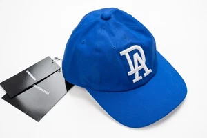 CHRISTIAN DADA Blue Shallow Baseball Cap Logo Embroidery Print Buckle Strap - Picture 1 of 4
