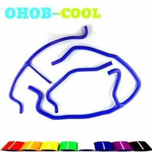 FOR 2009-2014 2011 Chevrolet C6 Corvette /Z06 Silicone Ancillary Hose Kit Blue - Foto 1 di 11