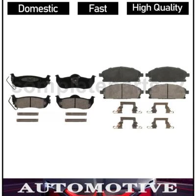 Juego de 2 pastillas de freno delanteras traseras para Nissan Pathfinder 3,5 L_ Foto 1 de 4