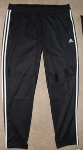 Adidas Nero ClimaCool Pantaloni da Corsa Jogging Pista Uomo XL - Foto 1 di 5