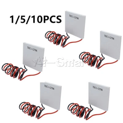 1/5/10 TEC1-12706 12V 60W Peltierelement Module Peltier Element Cooling Heating - Image 1 of 4