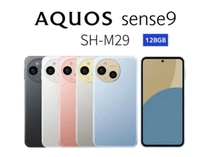 SHARP AQUOS sense9 SH-M29 128GB/6GB RAM Factory Unlocked 6.1In 50.3MP JAPAN NEW - Afbeelding 1 van 30