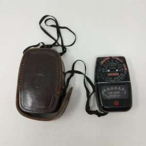General Electric GE Photography Exposure Light Meter Type DW-48 w/ case VINTAGE - Picture 1 of 15