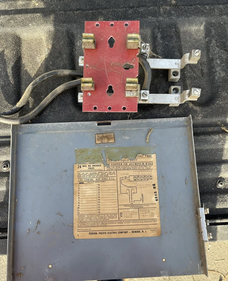 Enchufe Medidor Federal Pacific Foto 1 de 1