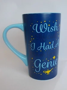 Disney Aladdin & Genie Heat Changing Tall Coffee Mug "Wish I Had a Genie" - Picture 1 of 8