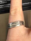 f hinds white gold solitaire diamond crossover band 9ct